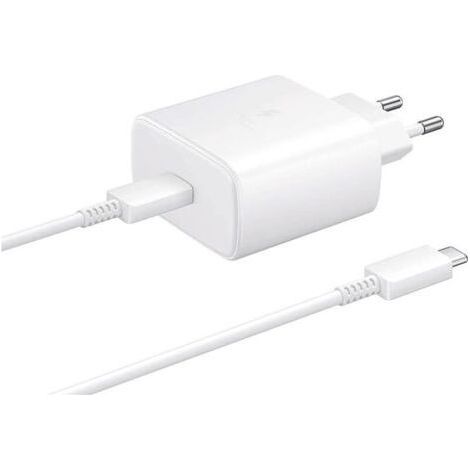 Chargeur USB C 45 W compatible avec Samsung Galaxy S24 S23 S22 Ultra, S22 Plus, S21 Ultra, S20 FE, Note 20+ 5G, Tab S9 S8 Ultra S8 Plus S8 S7 Ultra S7 FE S7+, avec câble de charge de1 m (1/4)