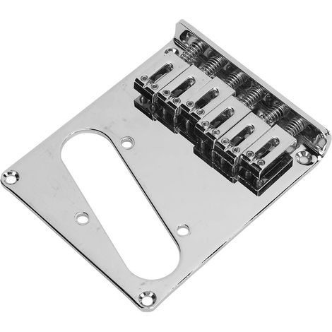Chevalet Fixe pour Guitare Électrique, Support de Cordes et Cordier de Remplacement avec Vis Incluses (1/5)