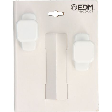 Pomello Recuperabile Blister EDM 6807 Alluminio Bianco (1/3)