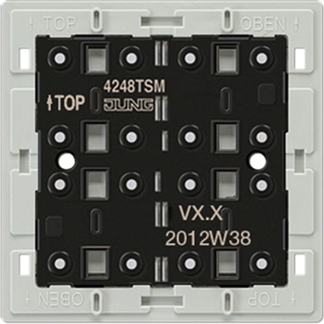 Jung Módulo de sensor táctil 24 V AC/DC, 20 mA, 4 veces, F40, Multihilo 4248 TSM
