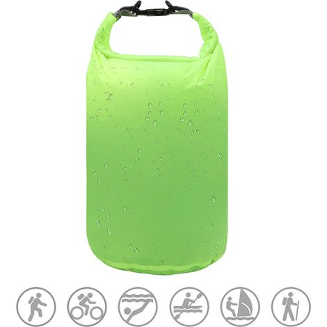 Sac étanche flottant 10L/20L/40L, fermeture à enroulement, idéal pour garder votre équipement au sec lors de vos activités nautiques : kayak, rafting, bateau, natation, camping, randonnée, plage, pêch (1/5)