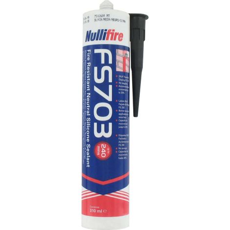 Sellador ignífugo FS703 NULLIFIED negro 310ml