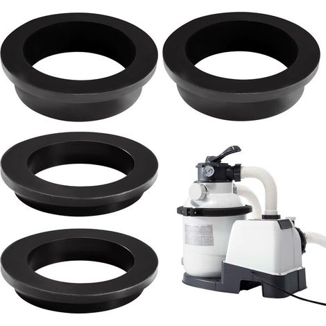 O-ring a forma di L, in silicone nero, di ricambio 11228 11412, per pompa filtro piscina Intex (1/5)