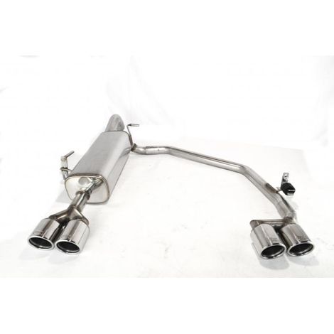 Silencieux Duplex Inox Echappement Ulter Peugeot RCZ 2010-2015 2x90mm-36614818