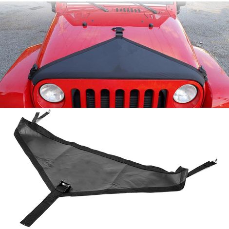 Protection de capot avant Hesd compatible avec Jeep Wrangler JK 2007-2017 (étoile à cinq branches) (1/5)
