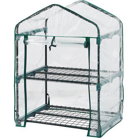 Gewächshaus 69 x 49 x 95 cm, PVC-Folie, Metallkonstruktion (1/5)