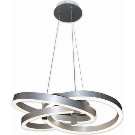 Naeve DIVORA Plafonnier LED CCT à intensité variable en aluminium 2700-6700 K avec télécommande (1/5)