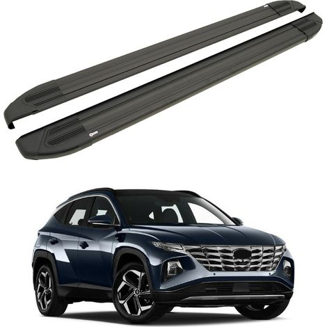 TURTLE kompatibel mit Hyundai Tucson (Nx4) 2022-2025 Trittbrett Brillant Schwarz