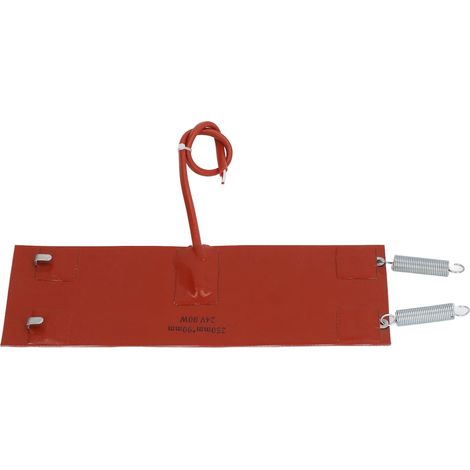 Tapis chauffant silicone 80W 250x90mm 24V imperméable isolant pour véhicules engins chantier camion tracteur bus (1/5)