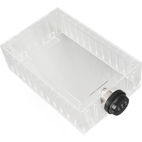 Thermostat-Verriegelungskasten, großer universeller transparenter Wandschutz. (1/5)
