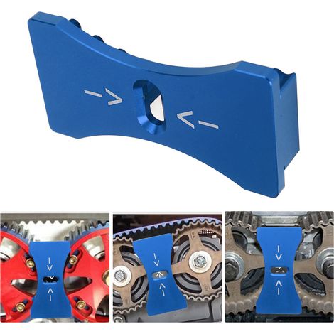 4G63 Aluminium-Zahnriemen-/Nockenwellen-Sicherungsrad-Montagewerkzeug für Mitsubishi Lancer, Dodge und Kia Motoren (Blau). (1/5)