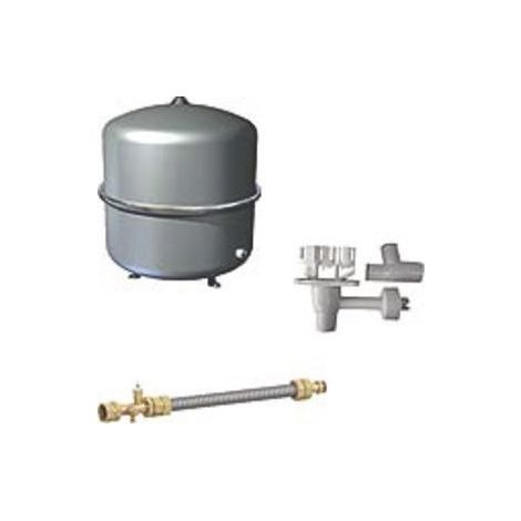 Buderus Logaplus-MZ-Paket, GBH172i.2 Hybridgerät, Membran-Ausdehnungsgefäß 35L, CS29-1, Trichtersiphon, Silber