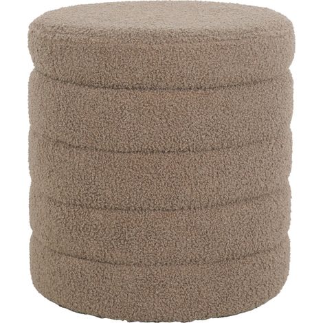 Sgabello con vano bouclé