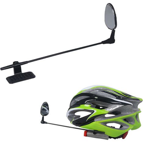 Casque vélo rétroviseur 360° réglable léger miroir cyclisme moto (1/4)