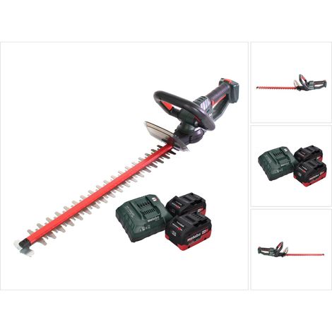 Metabo HS 18 LTX 45 cortasetos sin cable 18 V 43 cm + 2x batería 8,0 Ah + cargador (1/5)