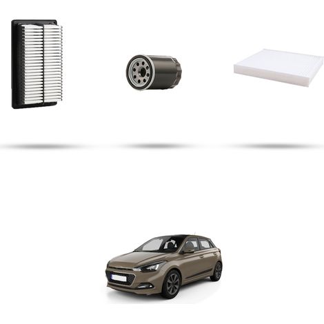 Kit tagliando 3 filtri compatibile con Hyundai i20 II 1.2 LPG 55kw dal 2019 (1/4)