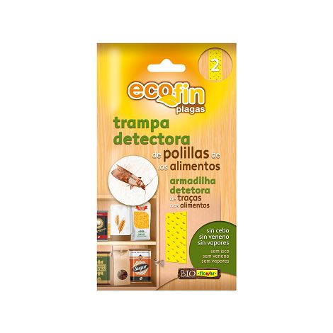 Blume Ecofin Trap -Detektor von KÐ©chen- und Lebensmittelmotten Pack mit 2 Fallen