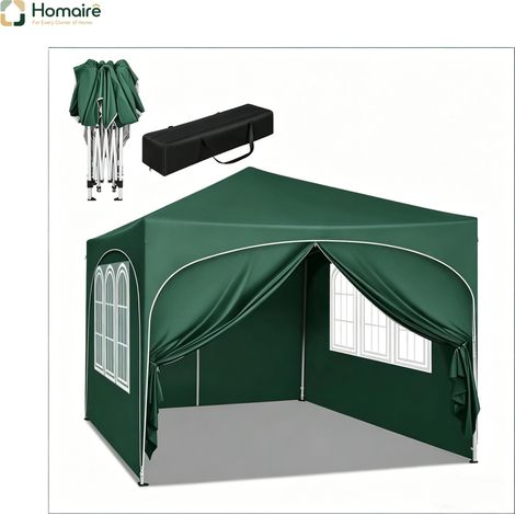Transportbox für Haustiere aus Eisen, Oxford-Stoff und grünem Stoff 300 x 300 x 256 cm HOMAIRE (1/5)