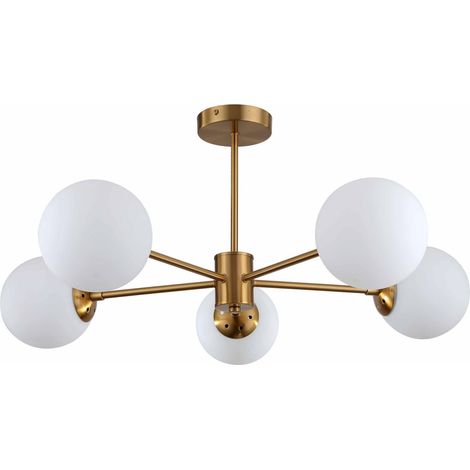Lampada a sospensione Roma 5xE14 oro LP-1345/5P GD Light Prestige (1/4)