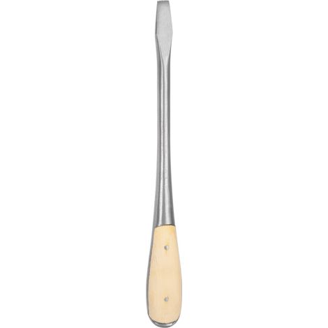 Tournevis Plat SL10 12" En Acier Au Carbone Avec Manche En Bois (1/5)