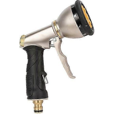 Galvanized High-Pressure Water Gun with 9 Functions and Front Trigger, Ideal for Car Washing and Garden Use (1/4)