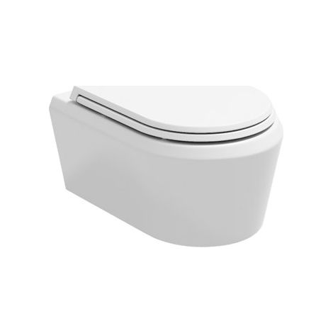 Water Cruise sospeso senza brida (rimless) cm. 53x39 bianco