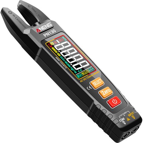 Nannigr PN130 - Multimètre U pour courant AC/DC avec écran rétroéclairé et batterie 3,7V 700mAh