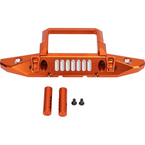 Frontstoßstange aus Aluminiumlegierung mit LED-Öffnungen für Axial SCX6 1/6 – Orange (1/5)