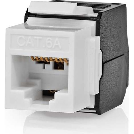 Piedra angular cat6a rj45 hembra uutp abs caso
