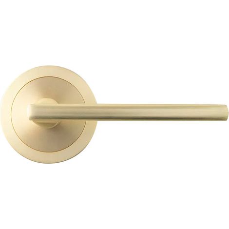 Maniglia per porta handlock straight handle alluminio 2 pezzi