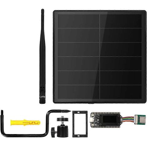 D5L Meshtasic Heltec LoRa 32 V4 ESP32 con alimentación solar, módulo GPS LoRa, WiFi, Bluetooth, bajo consumo, energía solar, 868 MHz. (1/5)