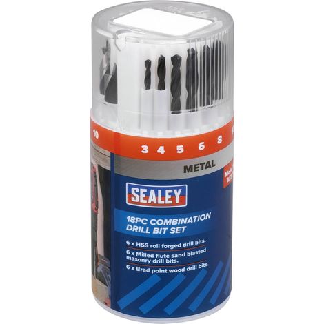 Sealey AK5711 Combination Drill Bit Set 18pc