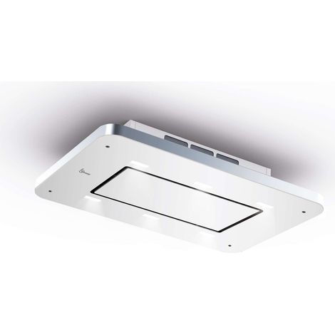 HOTTE STIVIA FREE cm. 90 - Acier inoxydable, Blanc - 900 m³/h (1/3)