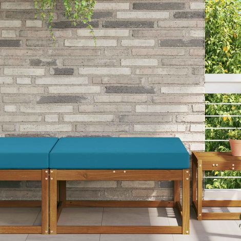 Sofakissen für draußen Königsblau 80 x 80 x 8 cm Polyester