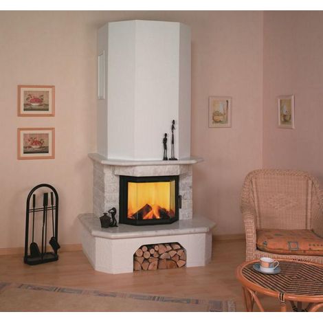 Aspen 2 Rad. 800/45K schw. Marmor naturweiss