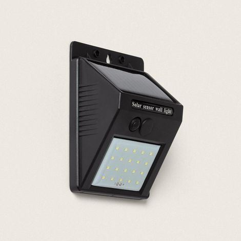 Applique da Parete per Esterni LED Solare IP65 con Accensione Crepuscolare 6500K Bianco Freddo (1/5)