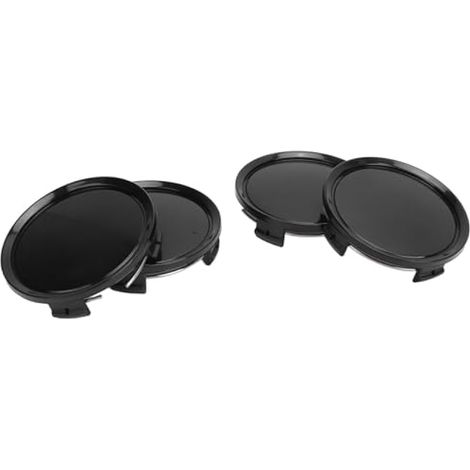 Cache-moyeu de roue élégant de 74 mm, 4 pièces, anneau métallique pour la protection du véhicule (1/4)