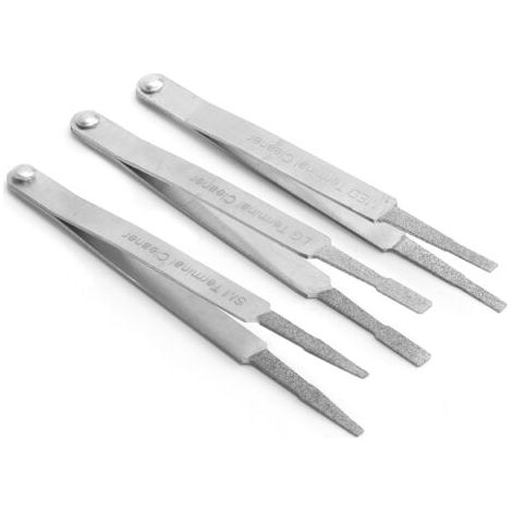 QORVA-Ensemble de nettoyeurs de bornes, outil de réparation automobile pour petit connecteur de broche électrique, 3 pièces (1/5)