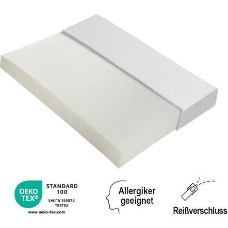 Matelas 140x200 cm, certifié Oeko-Tex, respirant et durable, dureté H3 (1/5)