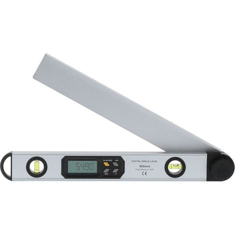 Règle d'angle numérique 400mm avec niveau électronique LED et étui de transport (1/5)