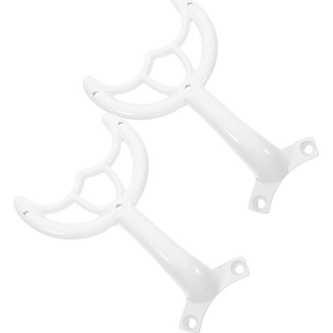 Bras 2pcs de Réparation de Ventilateur en Alliage de Zinc Blanc Faciles à Installer pour Supports de Ventilateur de Plafond pour Fête Estivale (1/5)