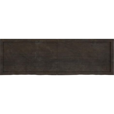 Maison Exclusive - Piano Tavolo Marrone 160x50x(2-4) cm Rovere Massello Trattato