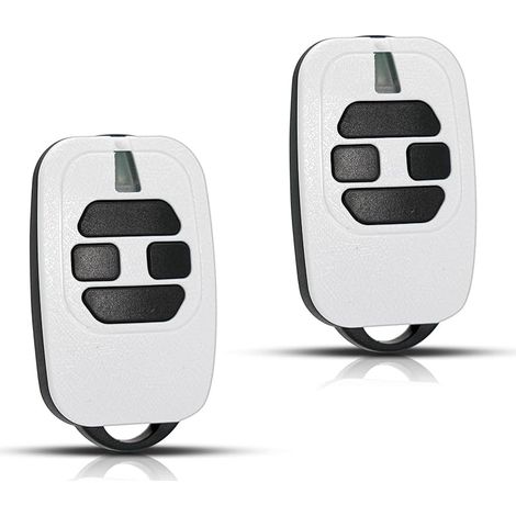 Lot de 2 télécommandes DEA 433,92 MHz compatibles GTI2, GTI4, GT2, GT4, Mio TR2, TR4, TR2N, TR4N, Genie 273, Gold 288 – télécommande pour portail et porte de garage avec portée jusqu’à 150 m (1/5)