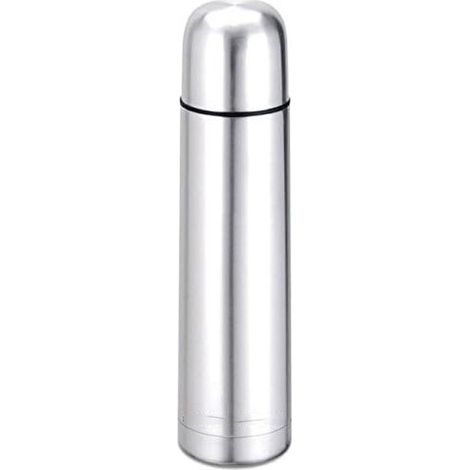Bouteille isotherme en acier inoxydable de 1 litre, Anti-goutte - Convient pour les Boissons Fazeuses, argent