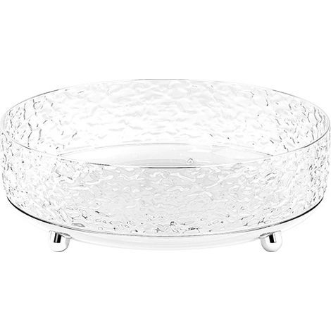 Rotating cosmetic storage box Home bathroom table skin care products storage turntable dresser rack (1/4)