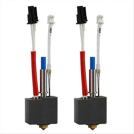 2 Sets Hot End Kit für KP3S V1 24V 60W 0,4mm()
