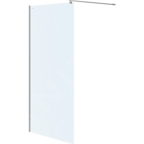 Cersanit Mille - Paroi de douche Walk-In, 120x200 cm, chrome/verre clair S161-002 (1/2)