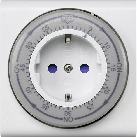 Sygonix SY-5045302 Timer a spina analogico analogico IP20 Funzione di conto alla rovescia (1/3)