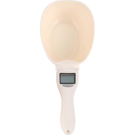Cuillère doseuse pour aliments pour animaux, tasse doseuse pour croquettes de chien, cuillère doseuse avec balance numérique et bol amovible pour gamelles. (1/5)
