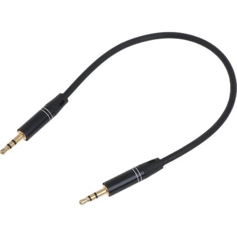 Câble audio stéréo, entrée AUX, adaptateur pour casque auxiliaire, prise jack 2,5 mm mâle vers 2,5 mm mâle (1/5)